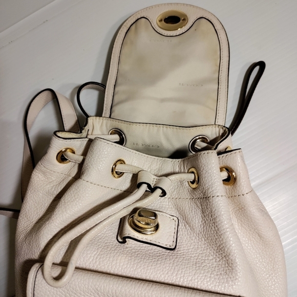 Coach Mini Billie Turnlock Chalk White Backpack main image 5